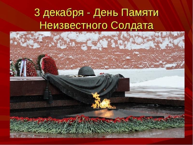 День неизвестного солдата 
