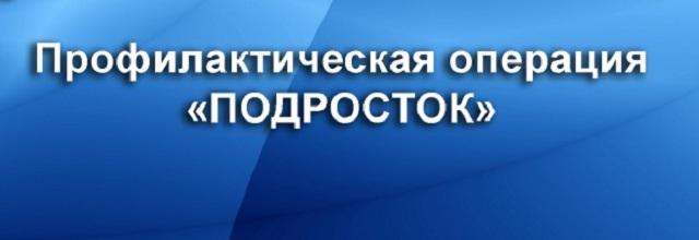 Оперативно-профилактическое мероприятие «Подросток» 