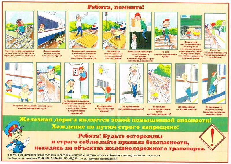 Железная дорога - зона повышенной опасности